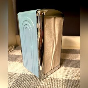 RARE HTF Fiesta Periwinkle Napkin Dispenser